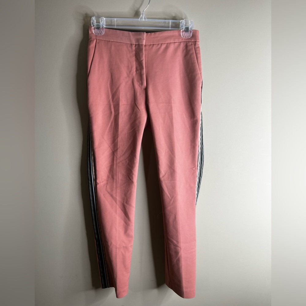 Zara Basic Flat Front Trouser Pants Xs - image 1
